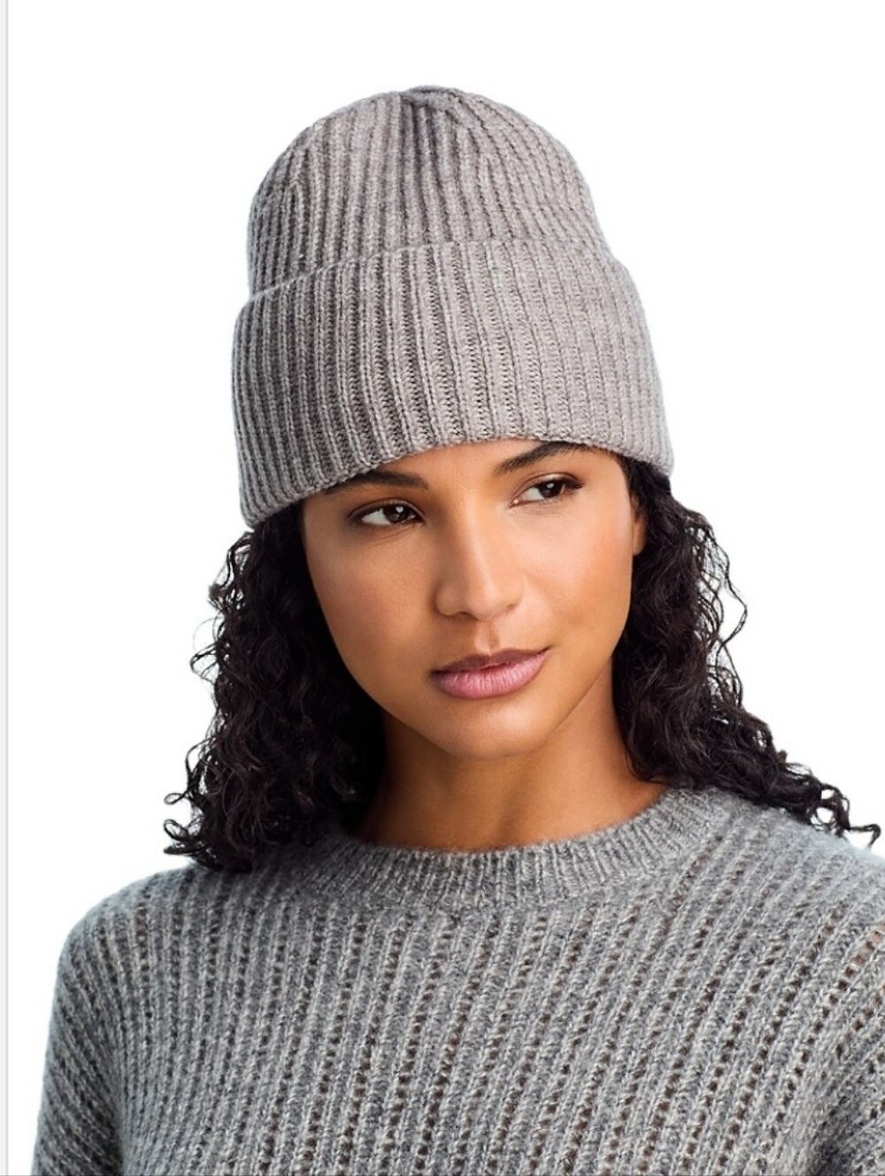 Aqua Solid Rib Knit Cuff Hat - Exclusive To Bloomingdale's. NWT Gift. Winter